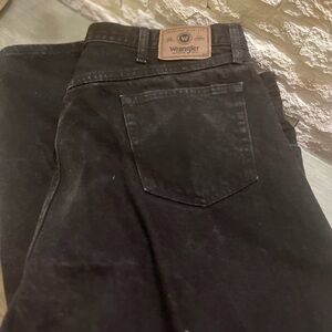 Men’s Wrangler Black Jeans